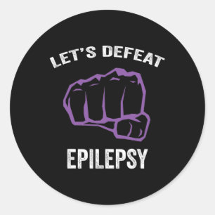 Adesivo Laço Roxo de Conscientização da Epilepsia - Consci