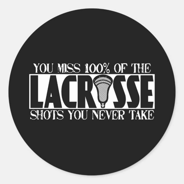 Adesivo Lacrosse A NuncaShoot Sticker (Frente)
