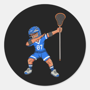 Adesivo Lacrosse Boy Dabbing Sports Lacrosse Player Graphi