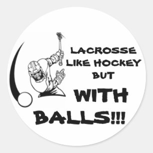Adesivo Lacrosse com bolas