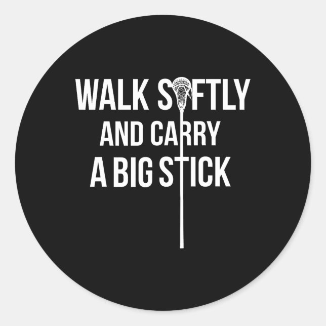 Adesivo Lacrosse Defenseman Lacrosse Lax Te (Frente)