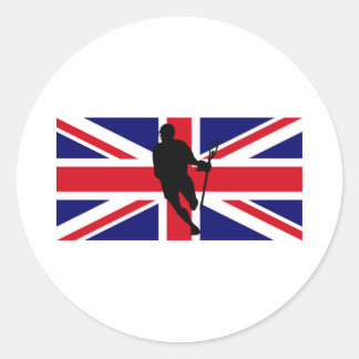 Adesivo Lacrosse Flag IRock UK Sticker