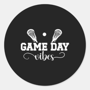 Adesivo Lacrosse Game Day Vibes Game Day Lacrosse