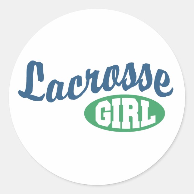 Adesivo Lacrosse Girl (Frente)