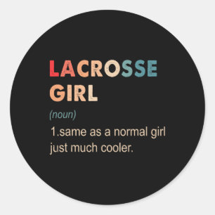Adesivo Lacrosse Girl Definition Engraçado Lacrosse Lover