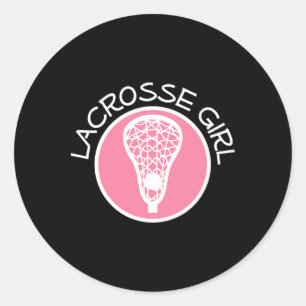 Adesivo Lacrosse Girl Sports Team Cute