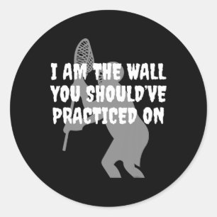 Adesivo Lacrosse Goalie - Eu Sou O Wall Lax Goalie