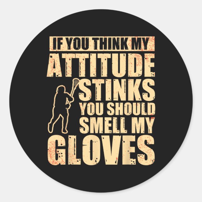 Adesivo Lacrosse Goalie Lacrosse Luvas Stick Lax Goalie (Frente)