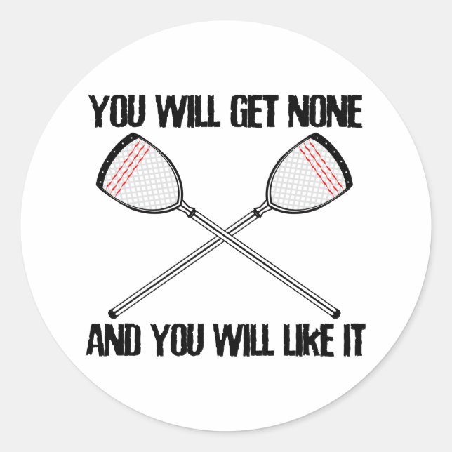 Adesivo Lacrosse Goalie NoneAndLikeIt Sticker (Frente)