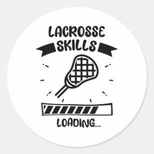 Adesivo Lacrosse Habilidades Carregando Jogador Funny Lacr