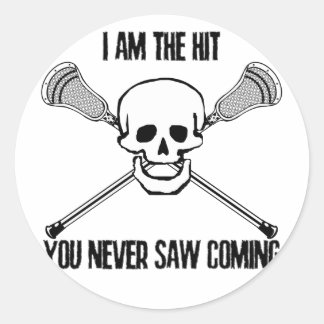 Adesivo Lacrosse I Am the Hit