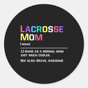 Adesivo Lacrosse Mãe Definição Funny Lax Lover Lacrosse H