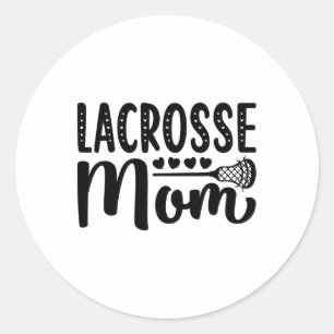 Adesivo Lacrosse Mamãe Camisa Design Do Jogador De Lacross