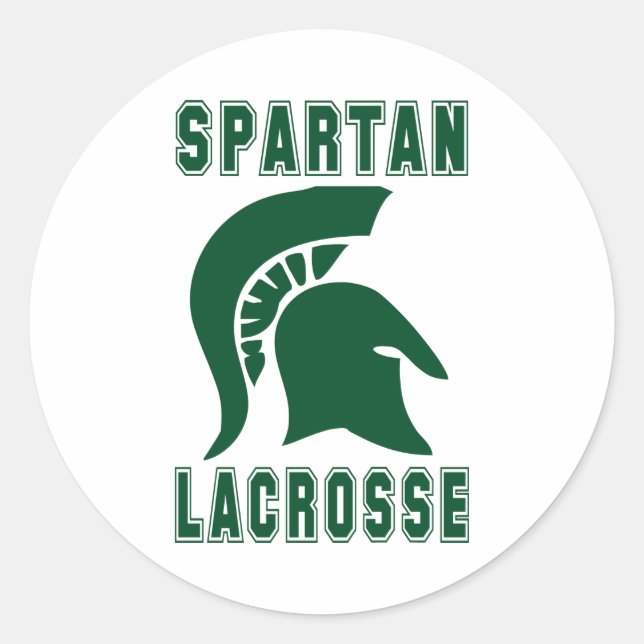 Adesivo Lacrosse Mascot Spartan Sticker (Frente)