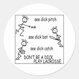 Adesivo Lacrosse Smack SeeDick Sticker