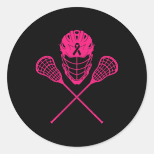 Adesivo Lacrosse Stick Brek Sensibilização para o Cancer R
