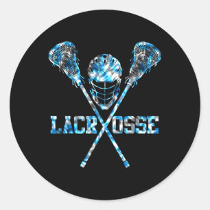 Adesivo Lacrosse Tie Dye Para Homens Meninas Lâmpadas