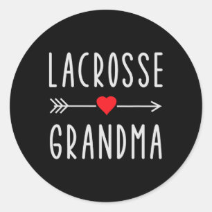 Adesivo Lacrosse Vovó Funny Lax Empresta Presente Para Lov