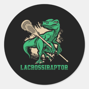Adesivo Lacrossiraptor Jogador de Lacrosse Amante de Lax E