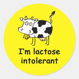 Adesivo Lactose Alerta de Alergia Intolerante