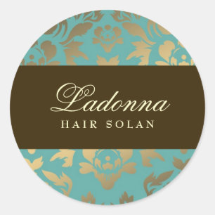 Adesivo Ladonna Damask Brown Topaz