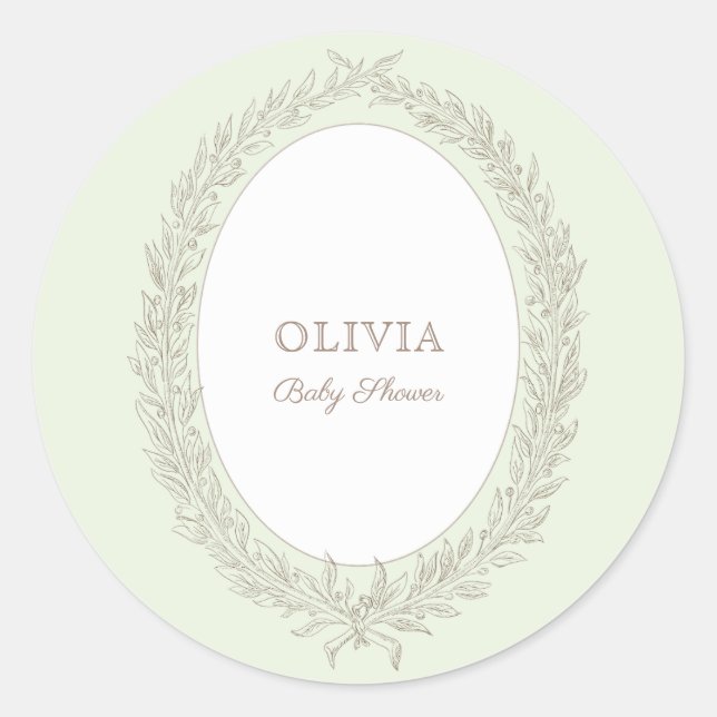 Adesivo Laduree French Caffee Bonjour Bebe Green (Frente)