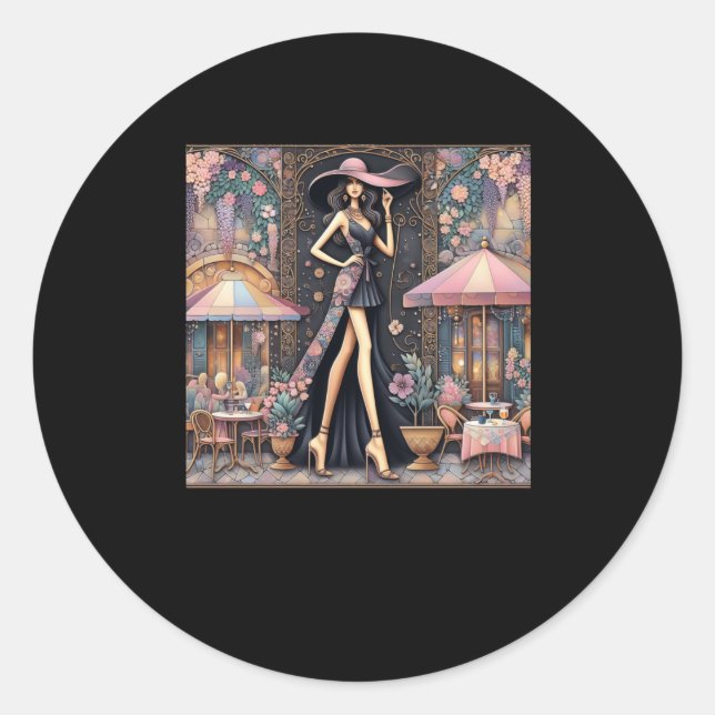 Adesivo Lady Art nº 4 Sticker (Frente)