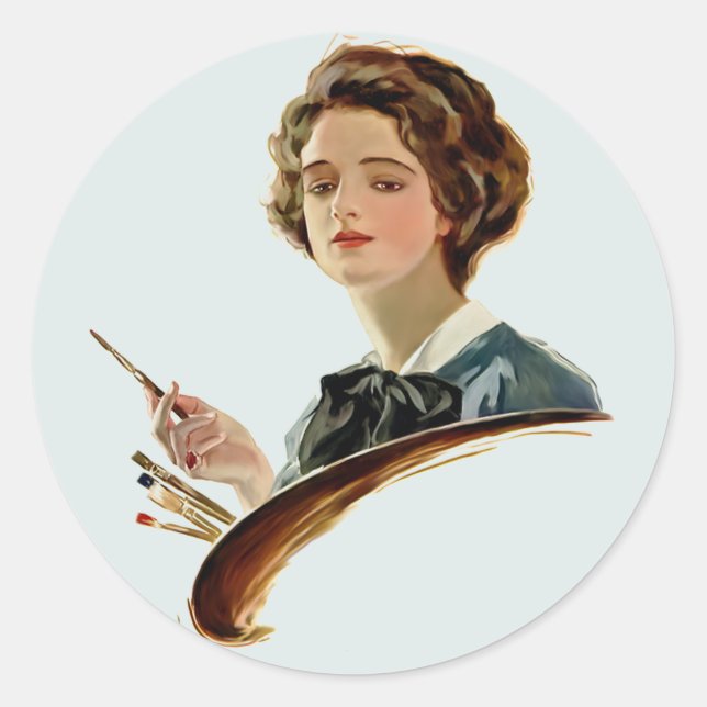 Adesivo Lady Artist (Frente)