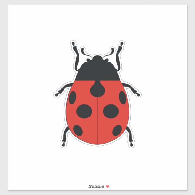 ADESIVO LADY BUG (Folha)