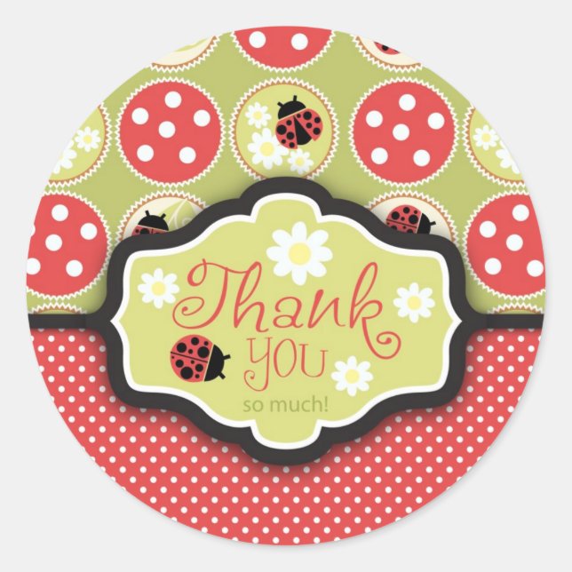 Adesivo Lady Bug TY Sticker (Frente)