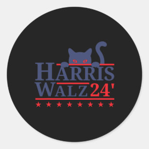 Adesivo Lady Gato Sem Fios Para Kamala Harris Tim Wheimer 