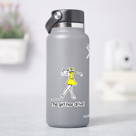 Adesivo Lady Golfer