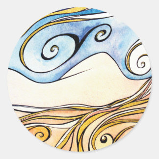 Adesivo Lady Ireland Round Sticker