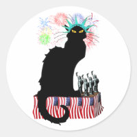 Lady Liberty - Patriótico Le Chat Noir