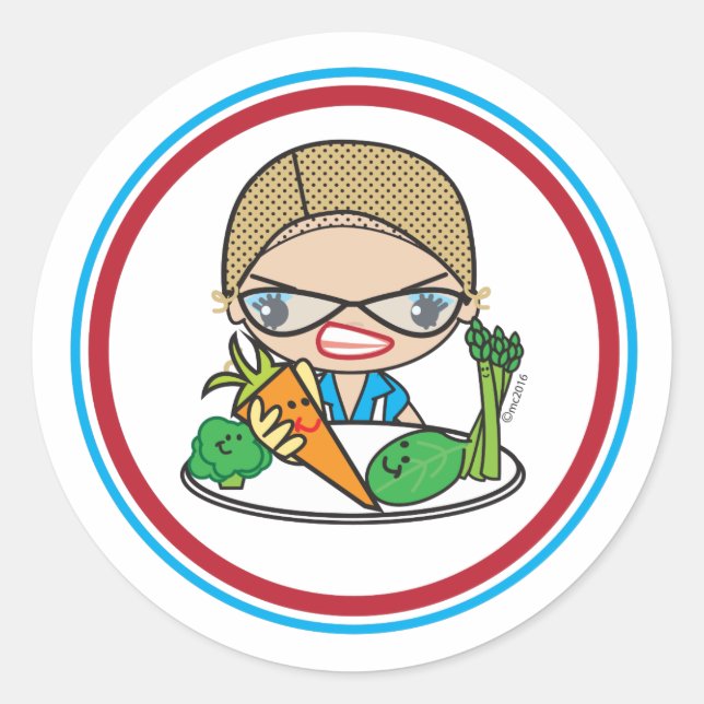 Adesivo Lady Monica Sticker (Frente)
