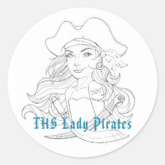 Adesivo Lady Pirate Sticker