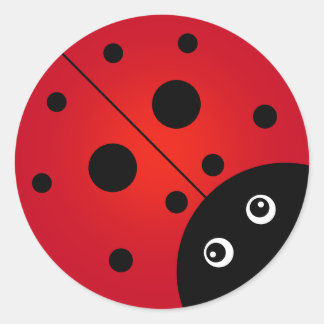Adesivo Ladybug Classic Round Sticker