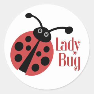 Adesivo Ladybug Cute Animal Impressão