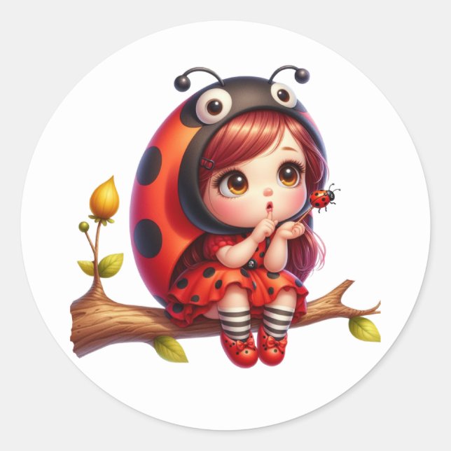 Adesivo Ladybug Girl (Frente)