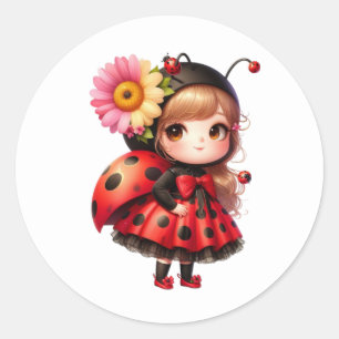 Adesivo Ladybug Girl