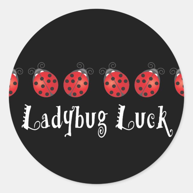 Adesivo Ladybug Luck (Frente)