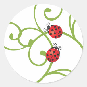 Adesivo Ladybug na Vine