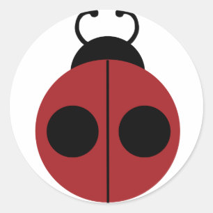 Adesivo Ladybug Red e Yellow Cute