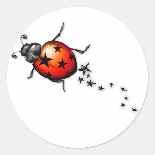Adesivo Ladybug Rockstar (Frente)