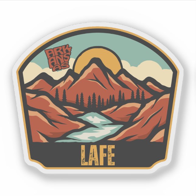 Adesivo Lafe, Arkansas  (Frente)