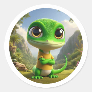 Adesivo Lagartixa Simpática