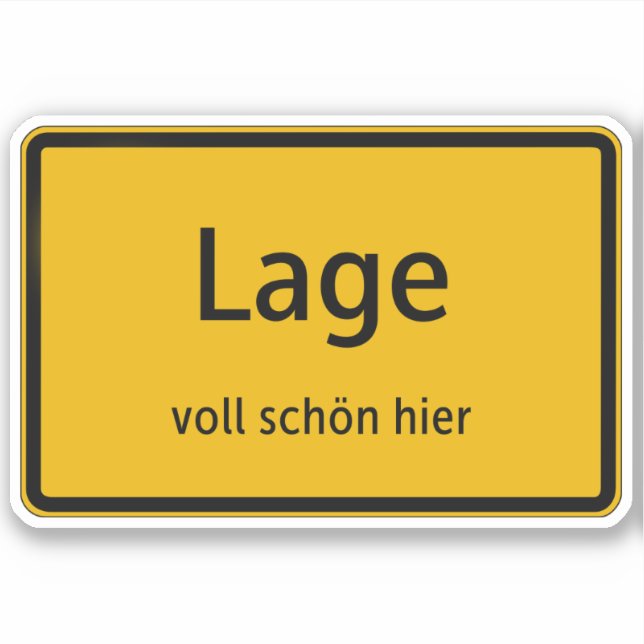 Adesivo Lage Aufkleber Sticker Autoaufkleber (Frente)