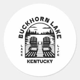Adesivo Lago Buckhorn Kentucky Exteriores Vintage