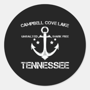 Adesivo Lago Campbell Cove Tennessee Piada Pesca Acampamen