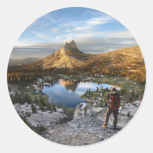 Adesivo Lago cathedral/pico - fuga de Yosemite - de John